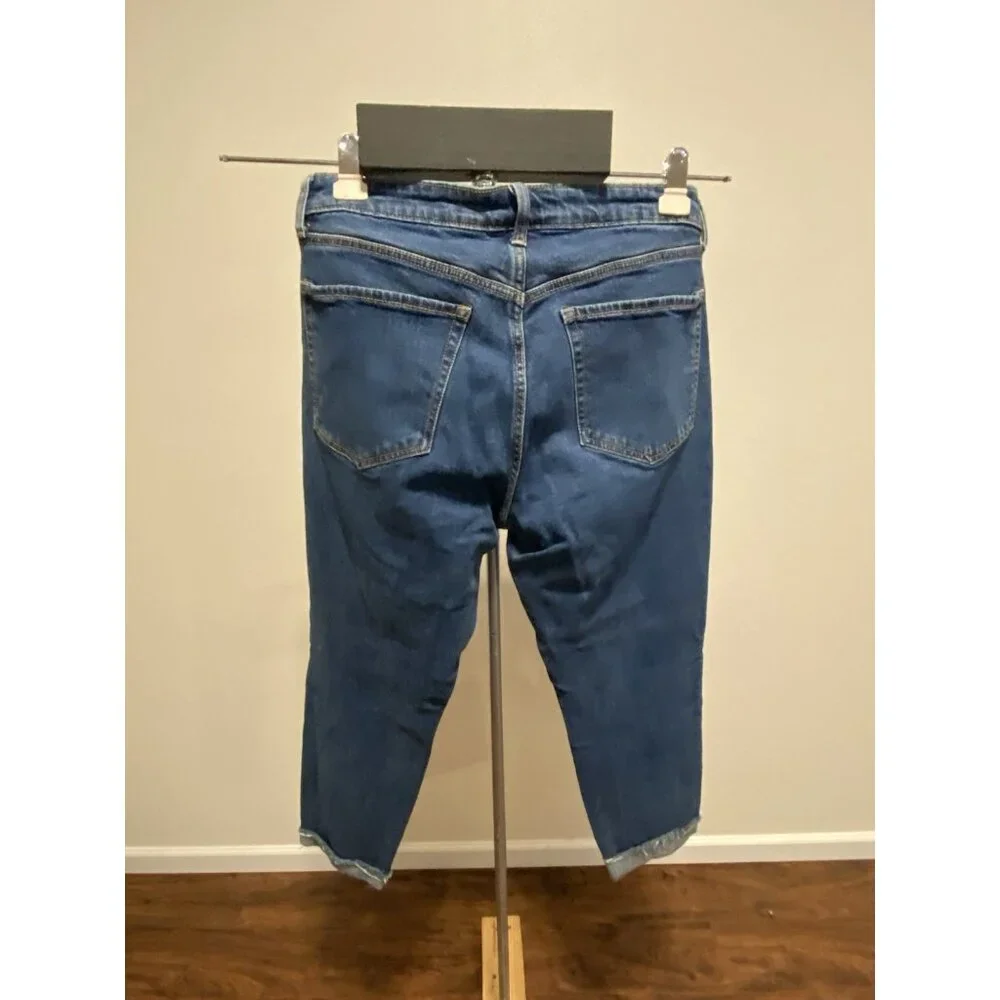 OLD NAVY WOMENS Size 12 O.G. STRAIGHT 32X25”High-Rise Jeans - Picture 10 of 16